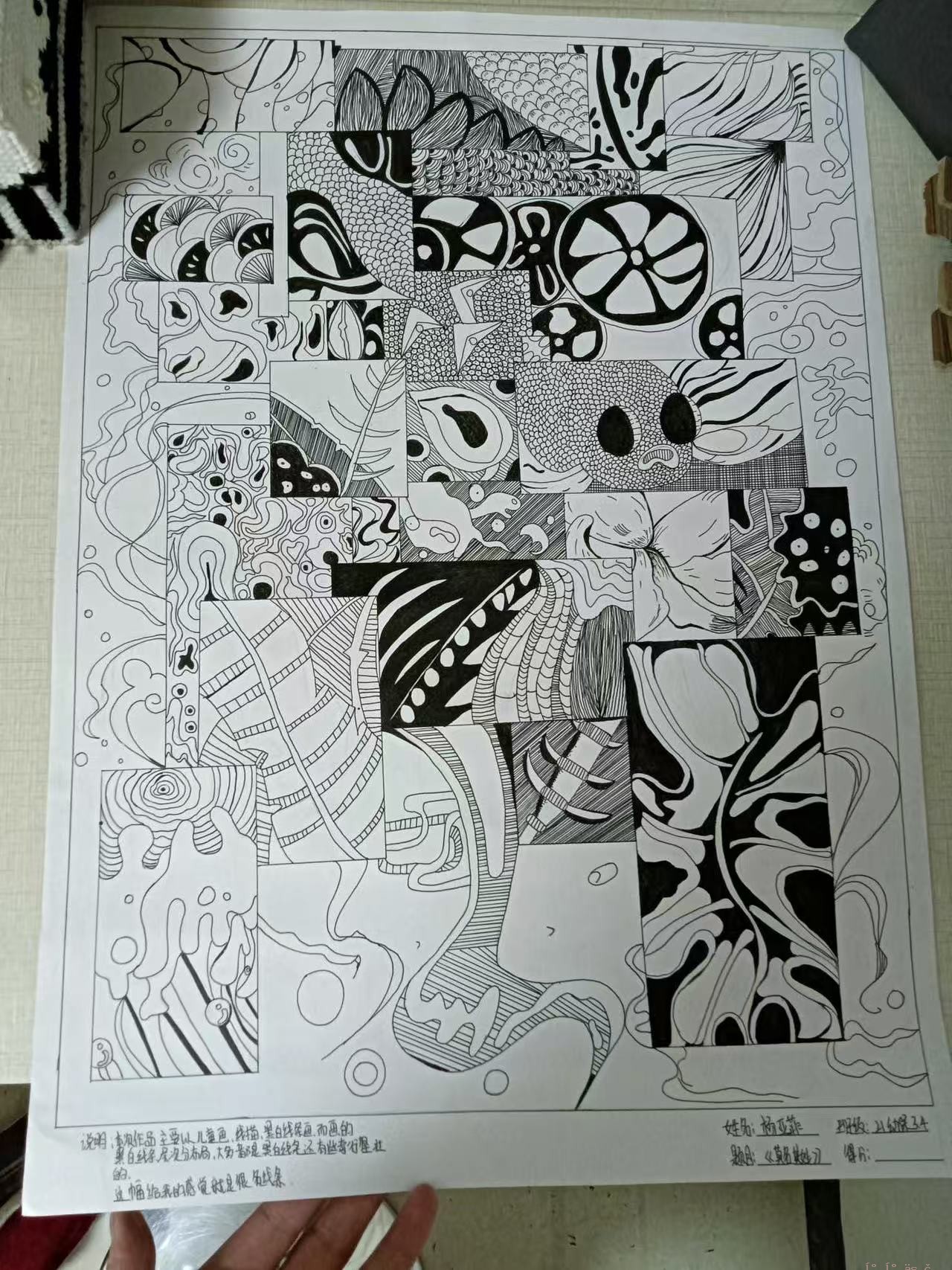 亚菲的作品（鱼）-小小亚菲